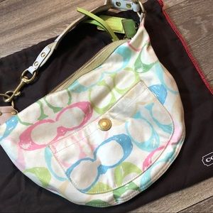 Rainbow Coach Purse